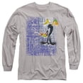 thumbnail image 1 of Looney Tunes Graffiti Duck Long Sleeve Adult 18/1 T-Shirt Athletic Heather, 1 of 1