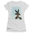 thumbnail image 1 of Looney Tunes Graffiti Rabbit S/S Junior Women's T-Shirt Sheer White, 1 of 1