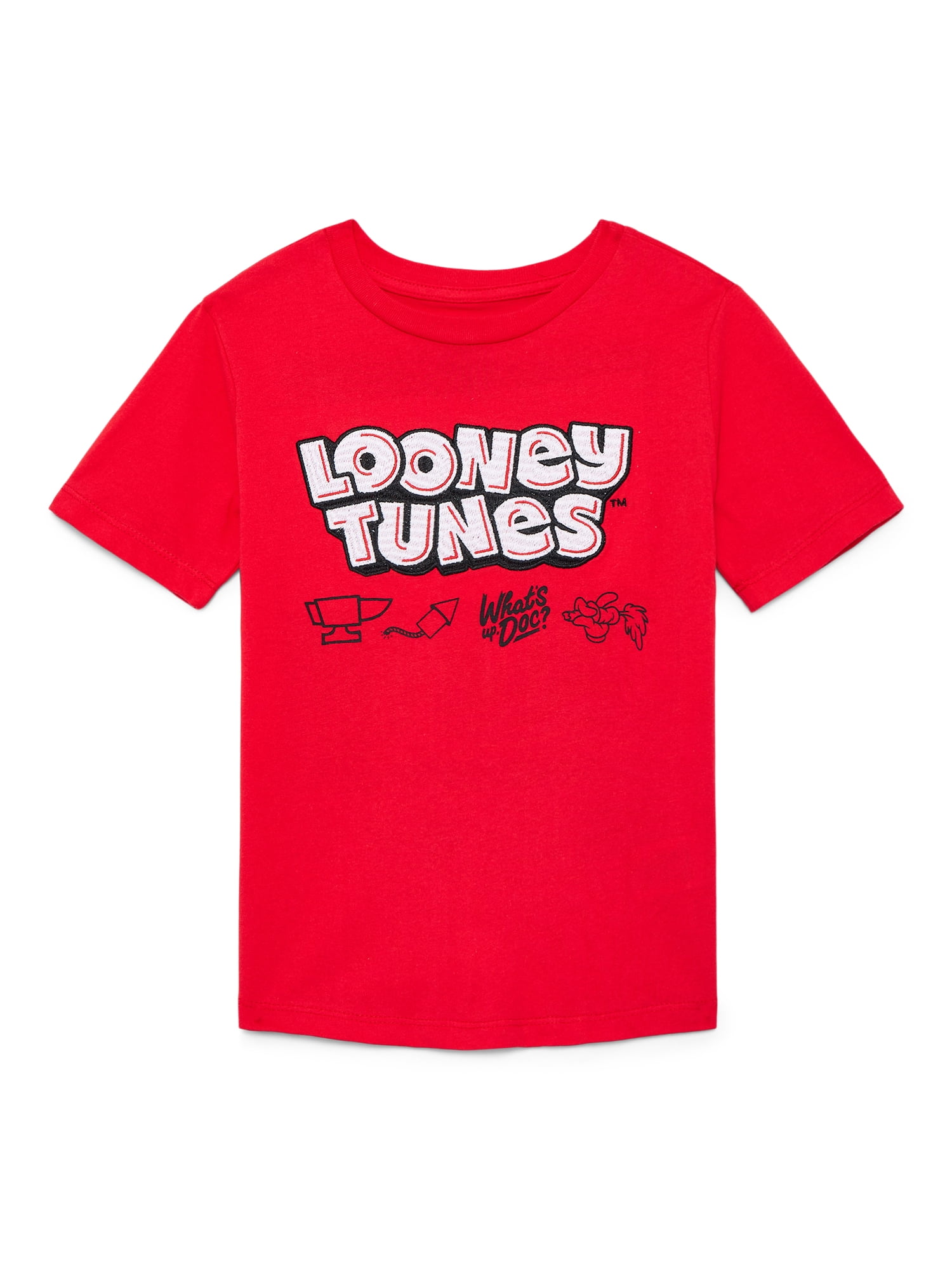 Looney Tunes Boys Graphic Tee with Short Sleeves, Sizes 4-18