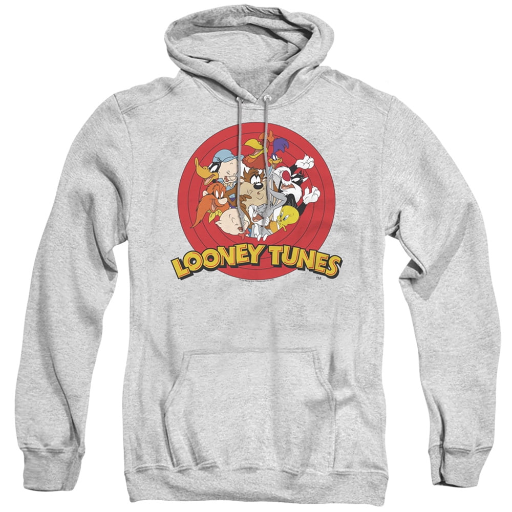 Looney Tunes Group Adult Pullover Hoodie Sweatshirt Athletic