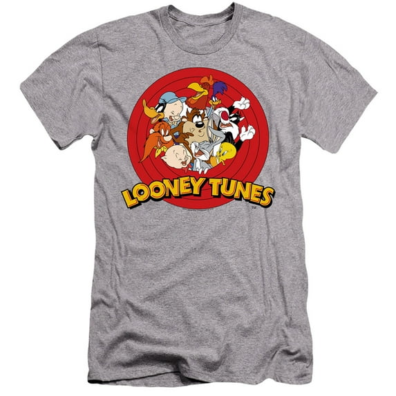Looney Tunes - Group - Premium Slim Fit Short Sleeve Shirt - X-Large