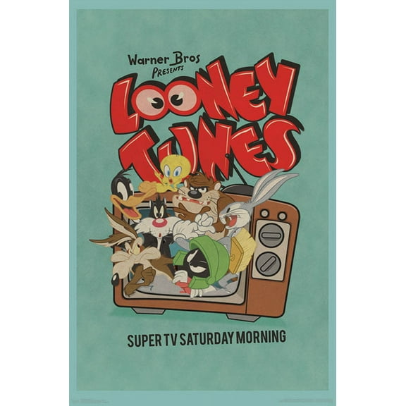 Looney Tunes - Group - Super TV Saturday Morning Wall Poster, 22.375" x 34"