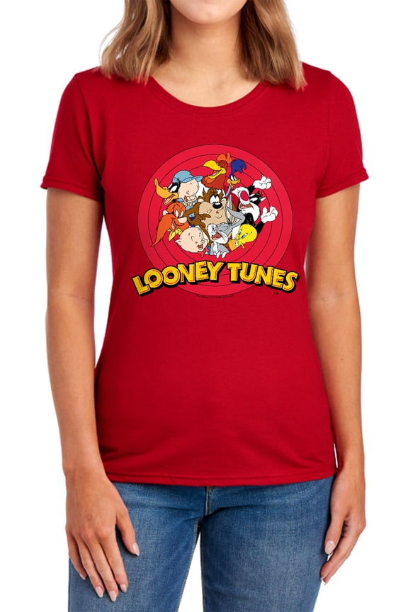Group Women's T Shirt, Red, 2X-Large