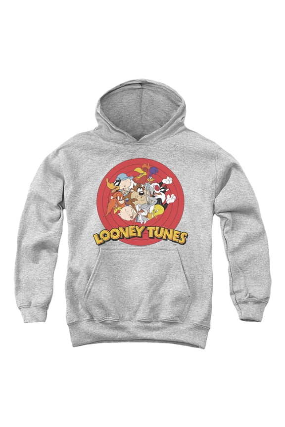 Looney Tunes - Group - Youth Hooded Sweatshirt - Large