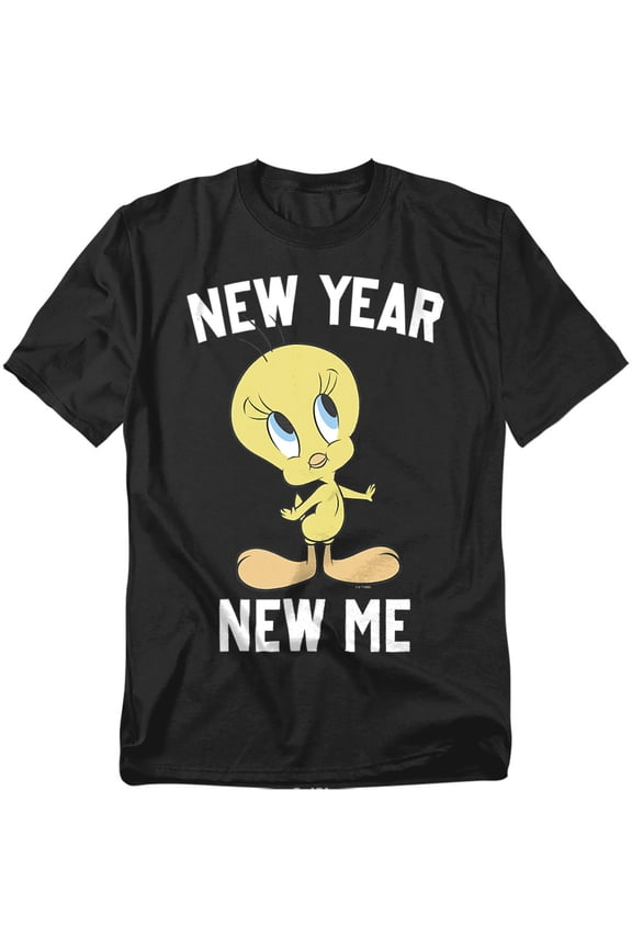 T-Shirt Happy New Year New Me Tweety Unisex Graphic Tee For Men & Women