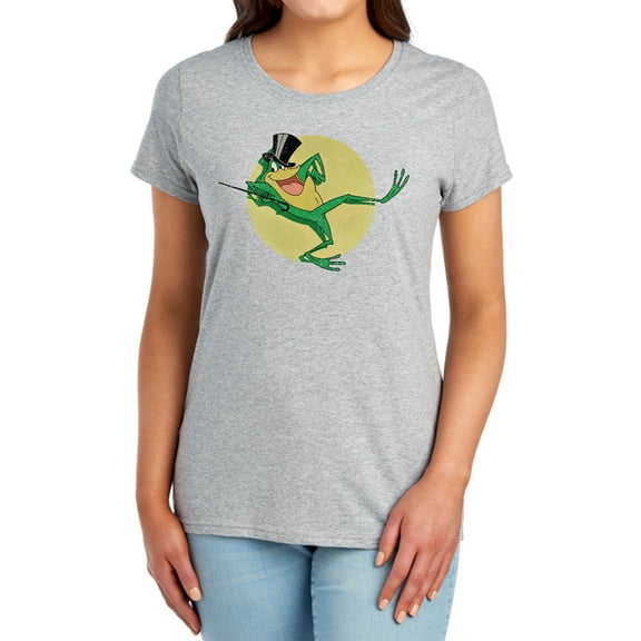Looney Tunes Hello My Baby Women's T Shirt, Athletic Heather, Medium