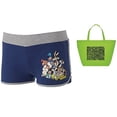 thumbnail image 1 of Looney Tunes Junior Womens Multi-Character Shorts & Bag Multi-Pack Gift Set, 1 of 1