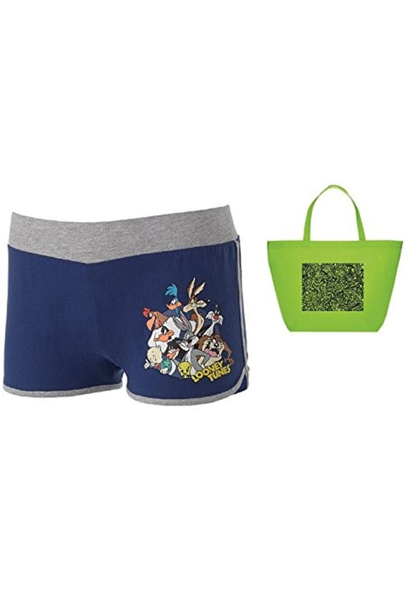 Looney Tunes Junior Womens Multi-Character Shorts & Bag Multi-Pack Gift Set