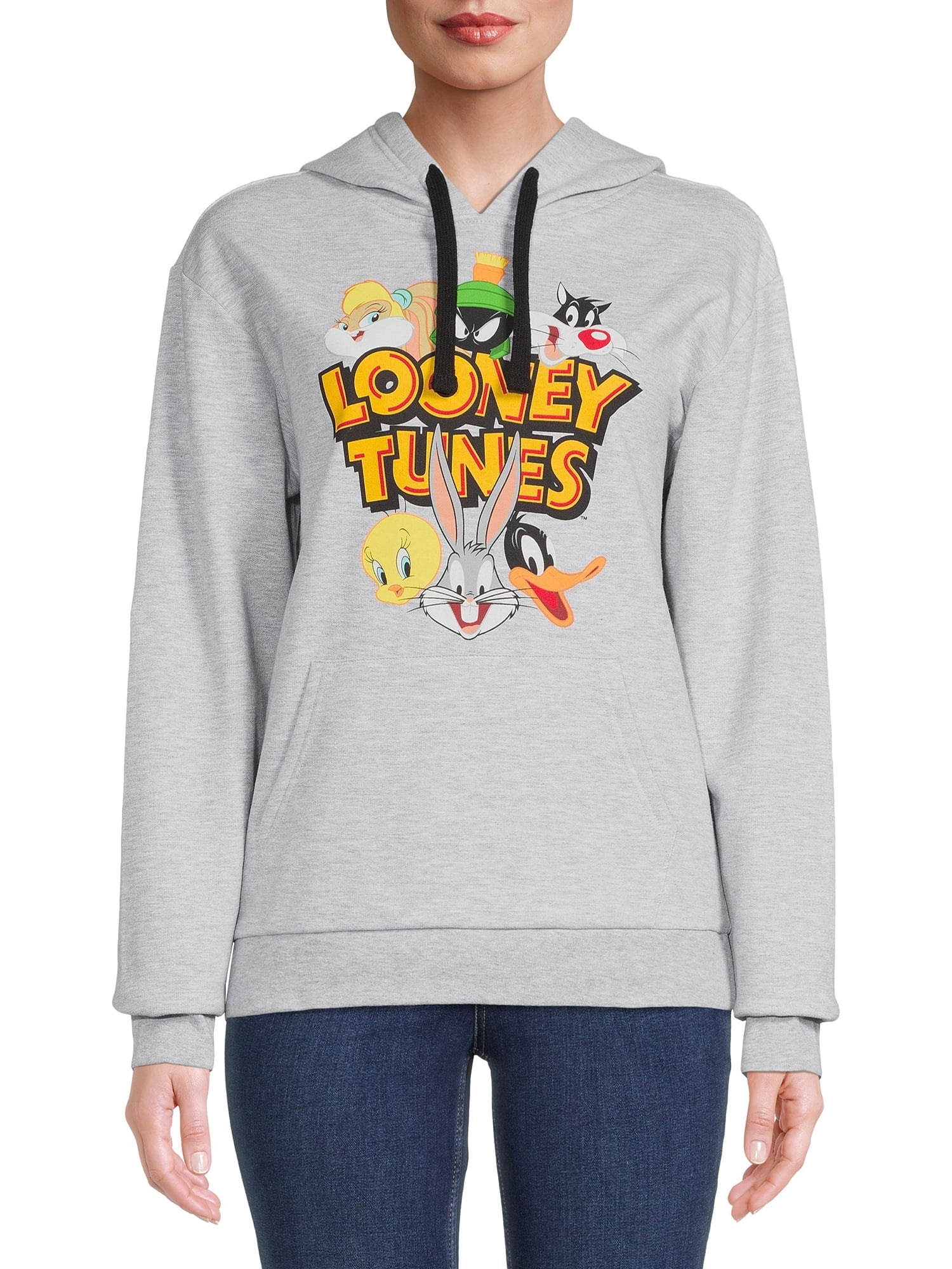 Looney Tunes Print Graphic Hoodie Junior\'s