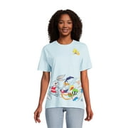 Looney Tunes Juniors Graphic Pocket Tee with Short Sleeves, Sizes XS-3XL