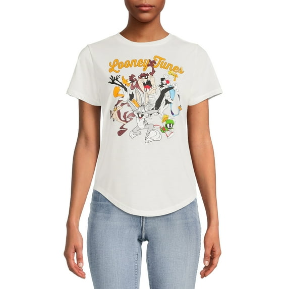 Looney Tunes LT Group Women's Comfortable Short Sleeve Graphic T-Shirt, Sizes XS-XXXL