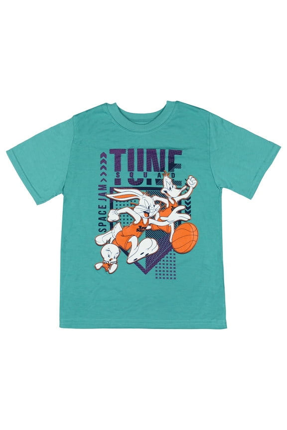 Looney Tunes Little Boy's Space Jam Tune Squad Bugs Bunny Tweety Bird Daffy T-Shirt