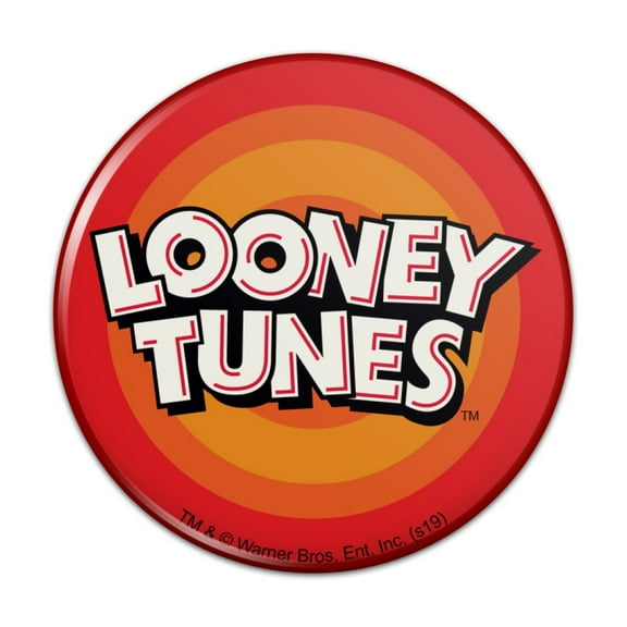 Looney Tunes Logo Kitchen Refrigerator Locker Button Magnet