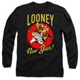 thumbnail image 1 of Looney Tunes Looney New Year Unisex Adult Long-Sleeve T Shirt, 1 of 2