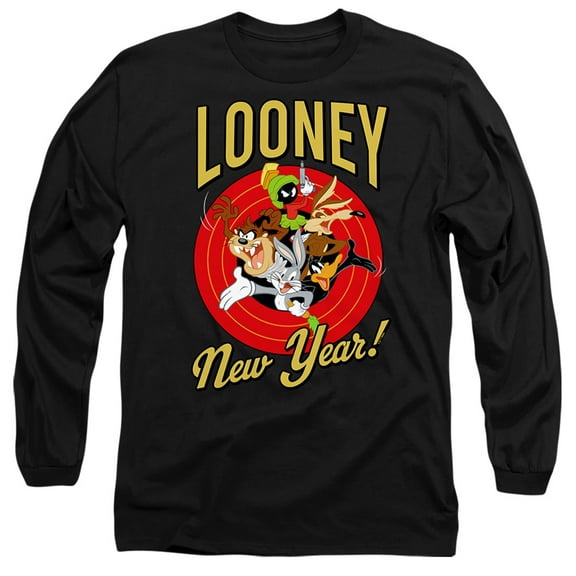 Looney Tunes Looney New Year Unisex Adult Long-Sleeve T Shirt