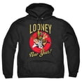 thumbnail image 1 of Looney Tunes Looney New Year Unisex Adult Pull-Over Hoodie, 1 of 5