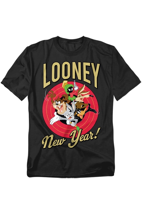 T-Shirt Looney New Year Unisex Graphic Tee For Men & Women