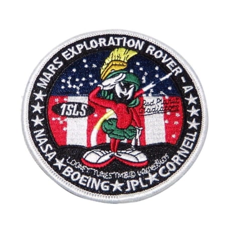 Looney Tunes Marvin Martian Mars Exploration Rover NASA Embroidered Patch