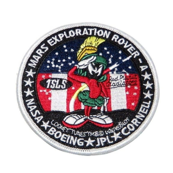 Looney Tunes Marvin Martian Mars Exploration Rover NASA Embroidered Patch