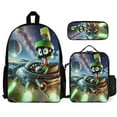 thumbnail image 1 of Looney Tunes Marvin The Martian Backpacks 3 Piece Set Bookbag with Lunch Bag And Pencil Case, 1 of 6