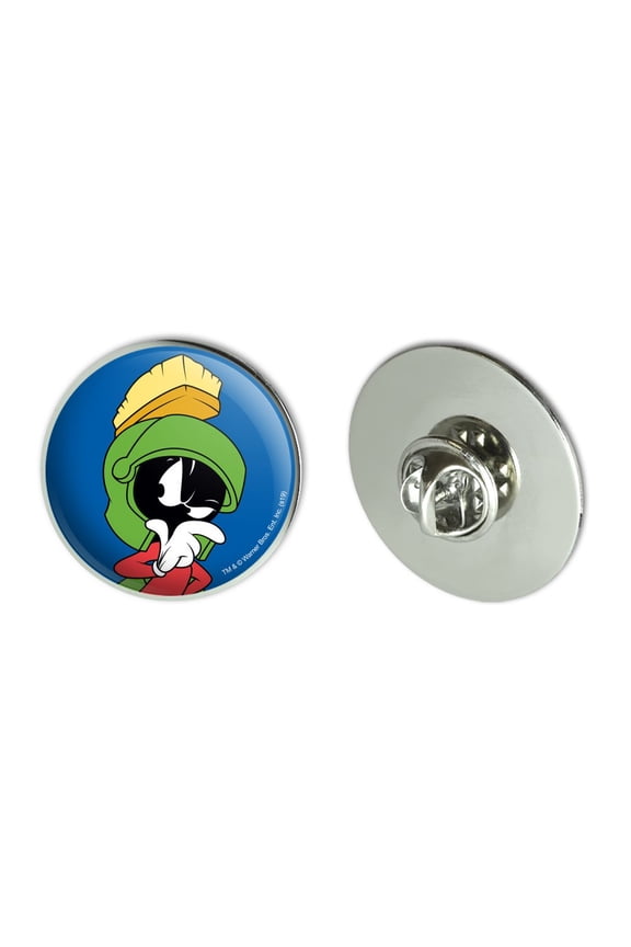 Looney Tunes Marvin The Martian Metal 1.1" Tie Tack Hat Lapel Pin Pinback