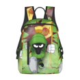 thumbnail image 1 of Looney Tunes Marvin the Martian Backpacks Bookbag Casual Daypack Backpacks for Travel Camping Hiking, 1 of 8