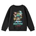 thumbnail image 1 of Looney Tunes Marvin the Martian Hello Earthlings Youth Black Crew Neck Sweatshirt-Large, 1 of 2
