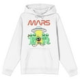 thumbnail image 1 of Looney Tunes Marvin the Martian Mars Logo Men's White Sweatshirt-Medium, 1 of 2