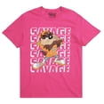 thumbnail image 1 of Looney Tunes Men's Officially Licensed Taz Tasmanian Devil Savage Tee T-Shirt - Pink (Large), 1 of 1