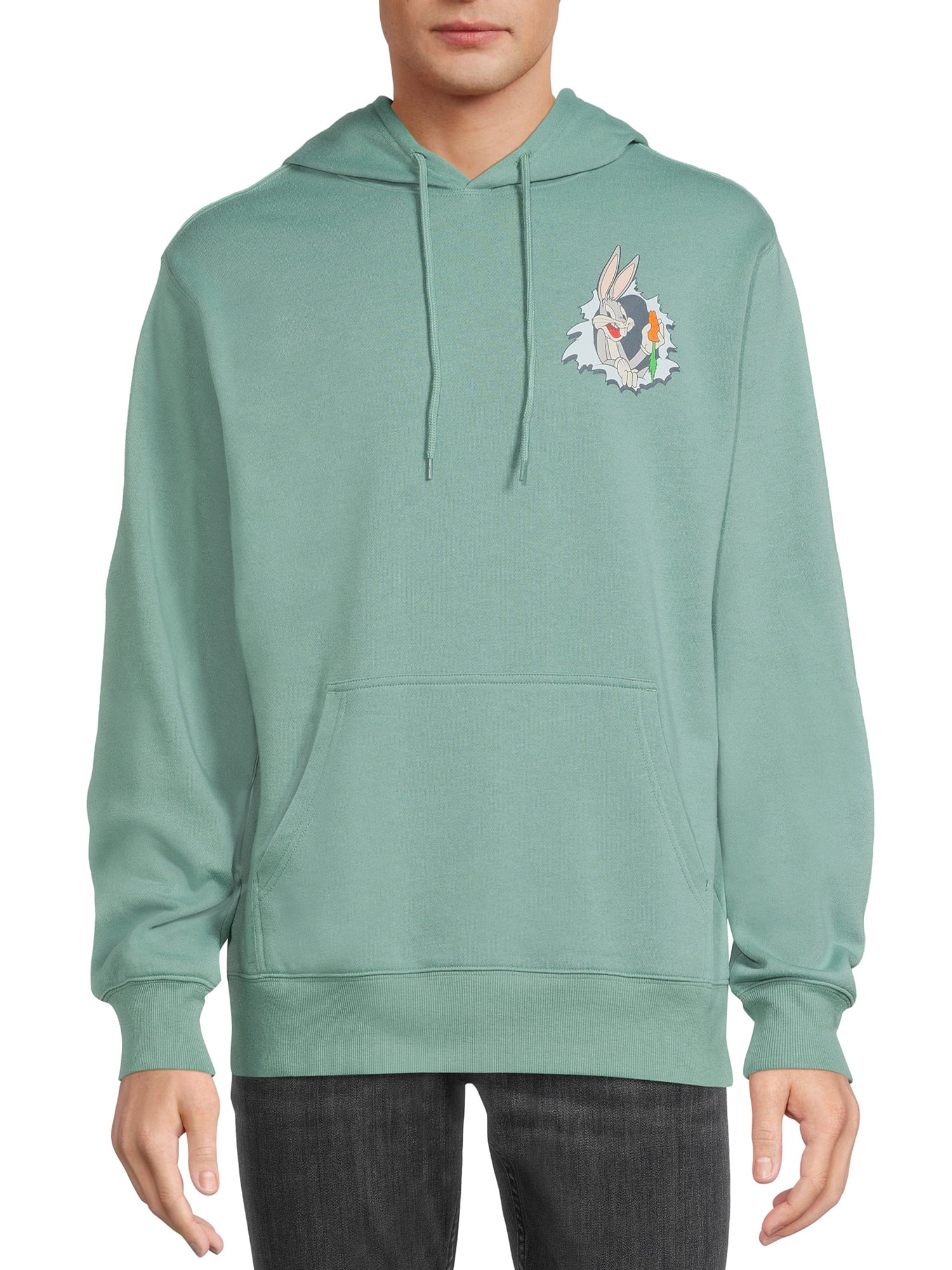 Looney Tunes Men s Pullover Graphic Hoodie Sweatshirt Walmart