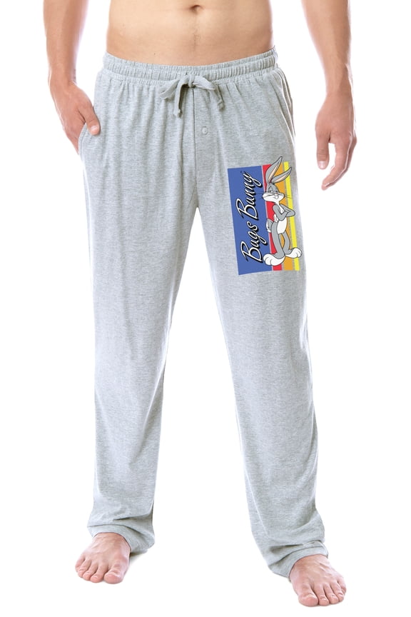 Looney Tunes Mens' Classic Characters Bugs Bunny Sleep Pajama Pants