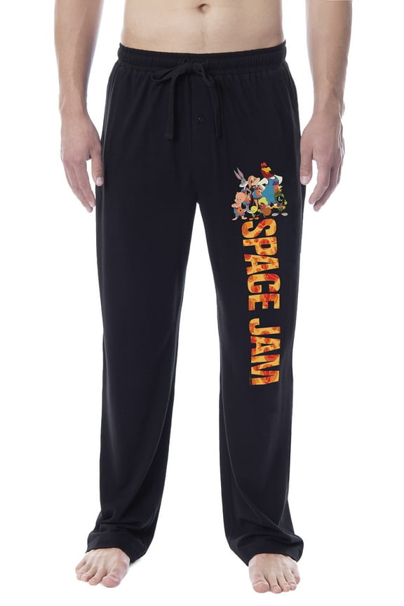 Looney Tunes Mens' Classic Space Jam Tune Squad Movie Sleep Pajama Pants