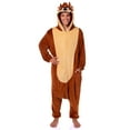 thumbnail image 1 of Looney Tunes Mens' Tasmanian Devil Taz Hooded Union Suit Costume Sleep Pajama, 1 of 7