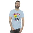 thumbnail image 1 of Looney Tunes Mens Tweety Football Circle T-Shirt, 1 of 3