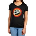 thumbnail image 1 of Looney Tunes Merrie Logo Women's T Shirt, Black, X-Large, 1 of 6