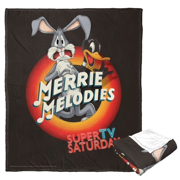 Looney Tunes Merrie Melodies Kids Silk Touch Throw Blanket