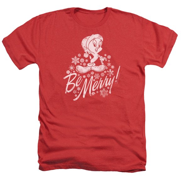 Looney Tunes - Merry Tweety - Heather Short Sleeve Shirt - XX-Large