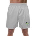 thumbnail image 1 of Looney Tunes Michigan J Frog Mens Lined Mesh Shorts, Silver, Small, 1 of 6