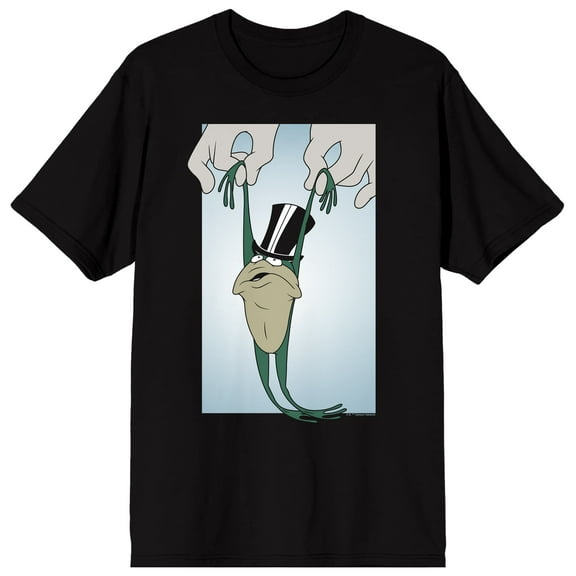 Looney Tunes Michigan J Frog The Marionette Adult Black Crew Neck Short Sleeve T-shirt-6XL