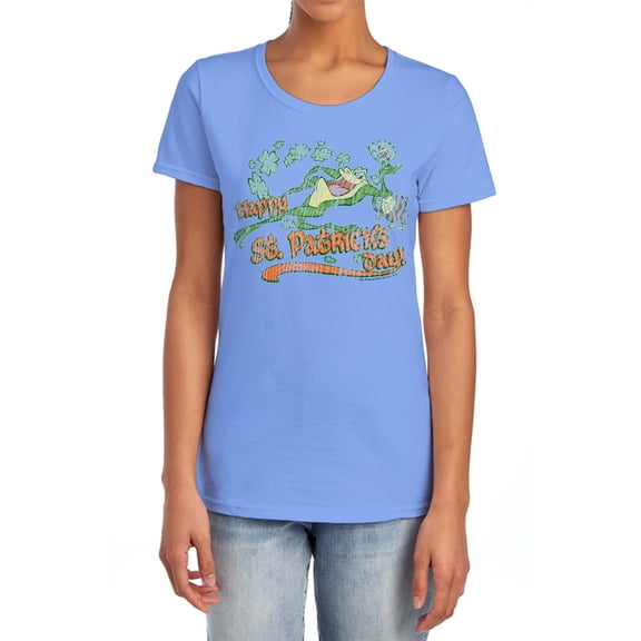 Looney Tunes Michigan J Women's T Shirt, Carolina Blue, Large
