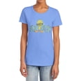 thumbnail image 1 of Looney Tunes Nerd Alert Women's T Shirt, Carolina Blue, Small, 1 of 6