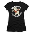 thumbnail image 1 of Looney Tunes No PantS/S S Junior Women's T-Shirt Sheer Black, 1 of 1