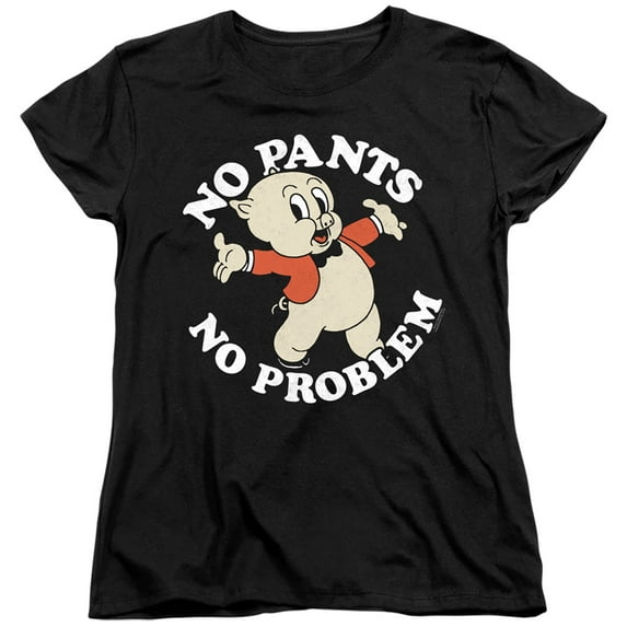 Looney Tunes No PantS/S S Women's T-Shirt Black