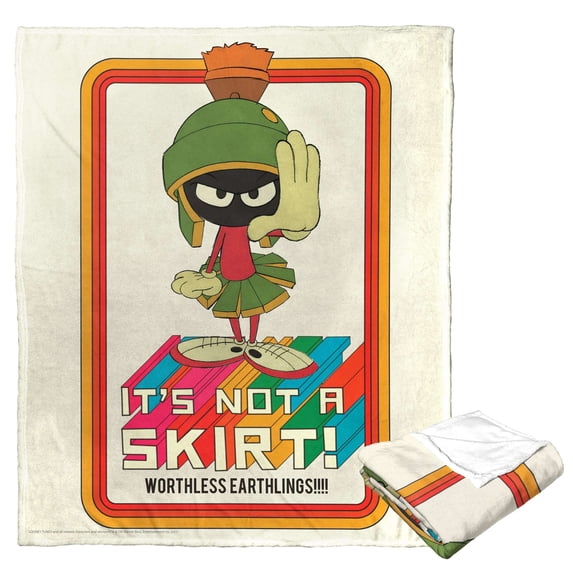 Looney Tunes Not A Skirt Kids Silk Touch Throw Blanket