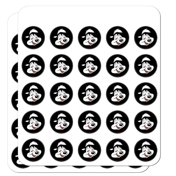 Looney Tunes Pepe Face Planner Calendar Scrapbooking Crafting Stickers