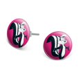 thumbnail image 1 of Looney Tunes Pepe Le Pew Novelty Silver Plated Stud Earrings, 1 of 4