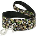 thumbnail image 1 of Looney Tunes Pet Leash, Dog Leash, Looney Tunes Character Stacked Collage4, 6 Feet Long 1.0 Inch Wide, 1 of 4