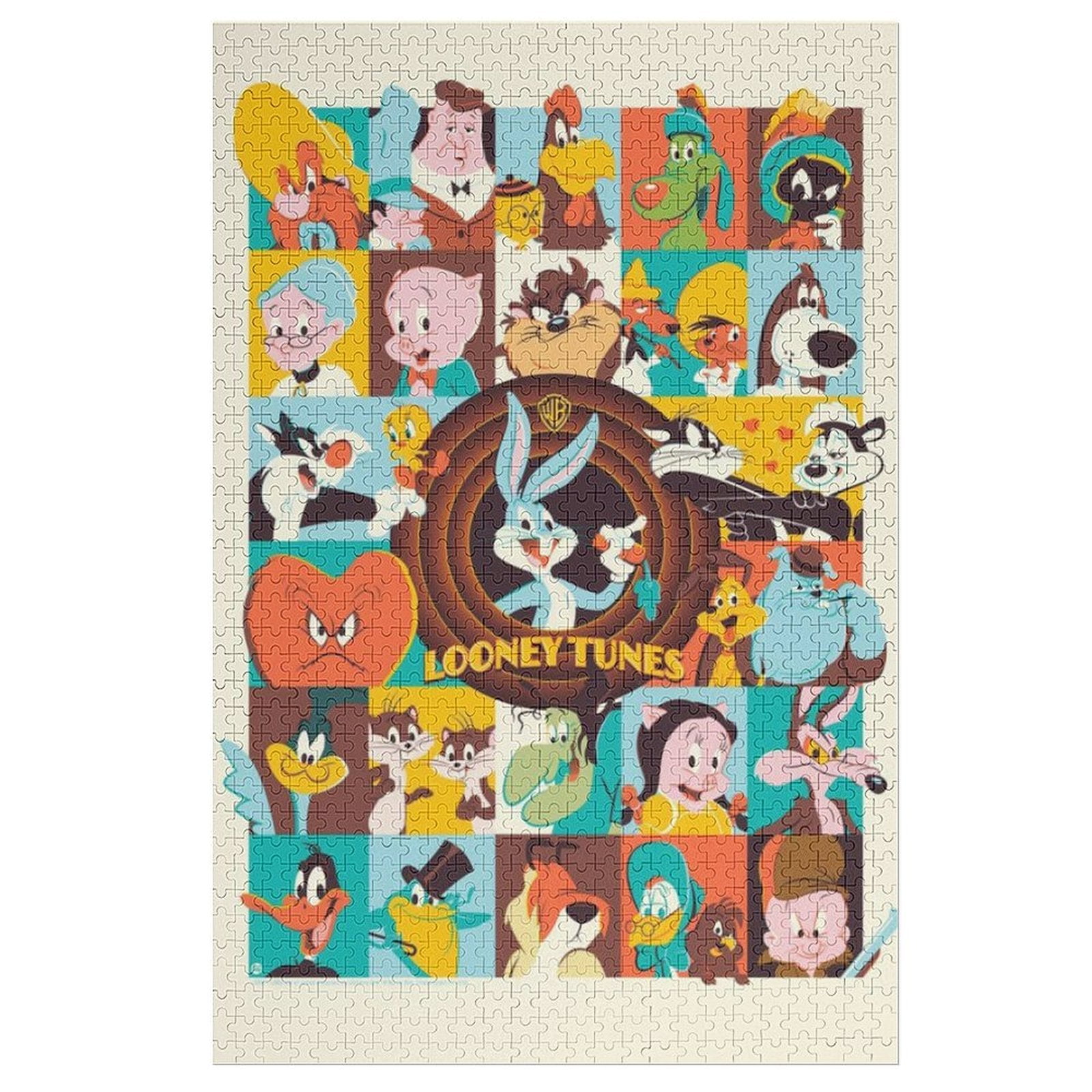 Looney Tunes Picture Puzzle 1000 PCS Wooden Puzzle Artwork Jigsaw
