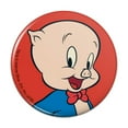 thumbnail image 1 of Looney Tunes Porky Pig Kitchen Refrigerator Locker Button Magnet, 1 of 6