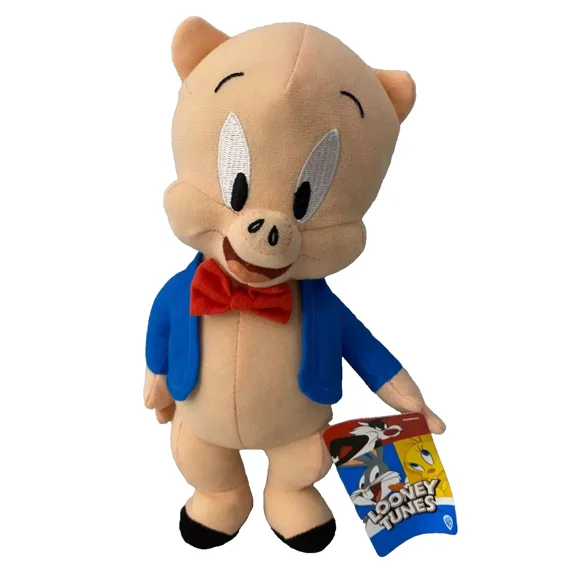 Looney Tunes Porky Pig Plush Toy 10 inch